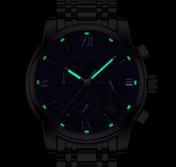 Чоловічий годинник Guanquin Liberty 65 фото