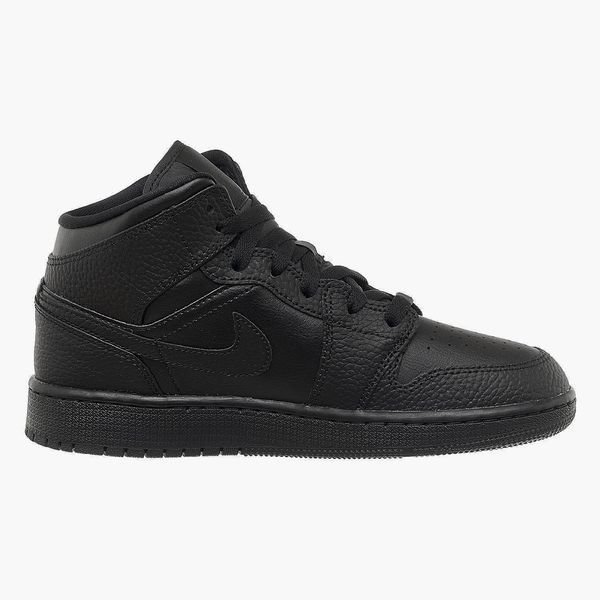 Кросівки жіночі Jordan 1 Mid Black 1065 фото