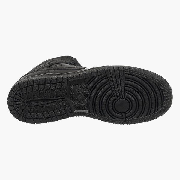 Кросівки жіночі Jordan 1 Mid Black 1065 фото