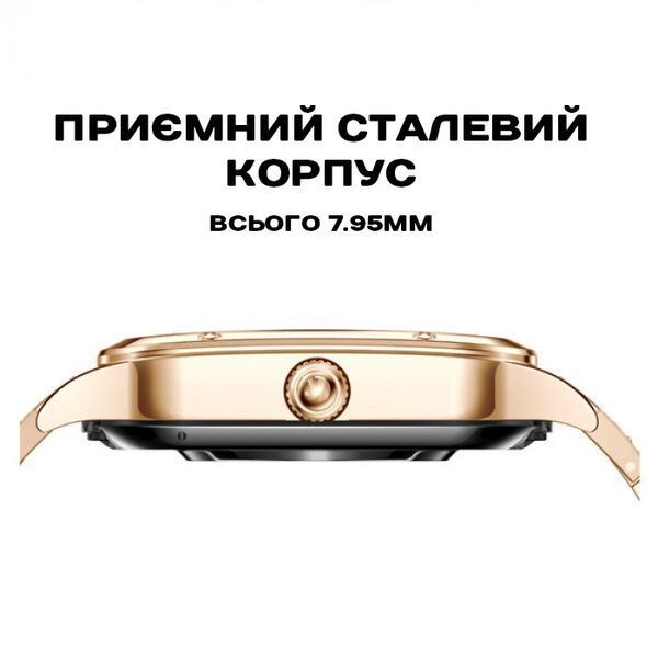 Смарт годинник Smart Flower New Gold, 2 ремінці 315 фото