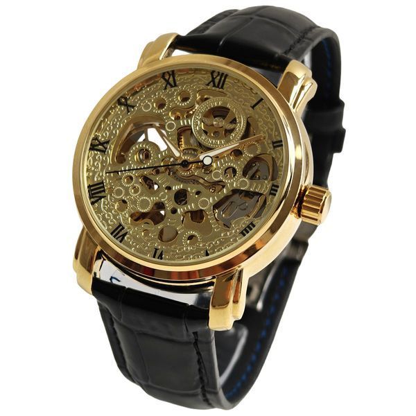 Чоловічий годинник Winner BestSeller Leather Deluxe, 2 ремінці 765 фото