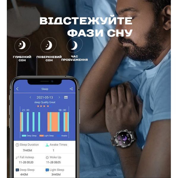 Смарт годинник Smart Turbo Power Steel, 2 ремінці 415 фото