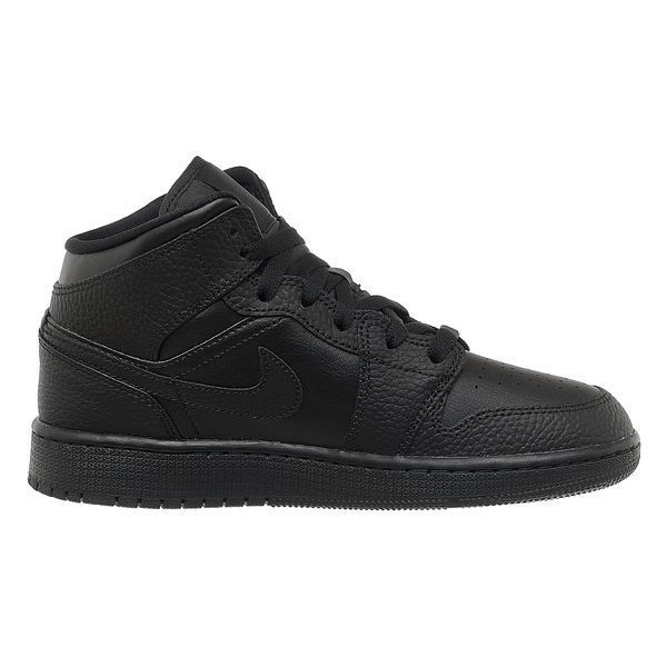 Кросівки жіночі Jordan 1 Mid Black 1065 фото