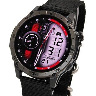 Смарт годинник North Edge GPS Titan Black Spider, 2 ремінці 766 фото