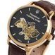 Чоловічий годинник Besta Skeleton Gold Black Dial 690 фото 1
