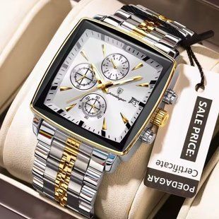 Чоловічий годинник Poedagar Parus Silver 617 фото