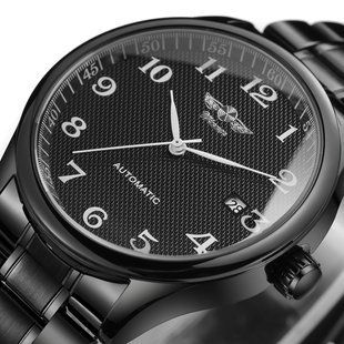 Чоловічий годинник Winner Handsome Black 417 фото