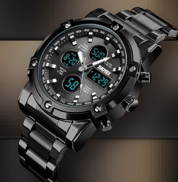 Чоловічий годинник Skmei Molot Limited AllBlack 117 фото