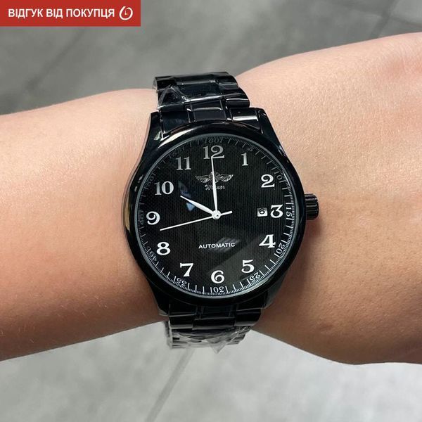 Чоловічий годинник Winner Handsome Black 417 фото