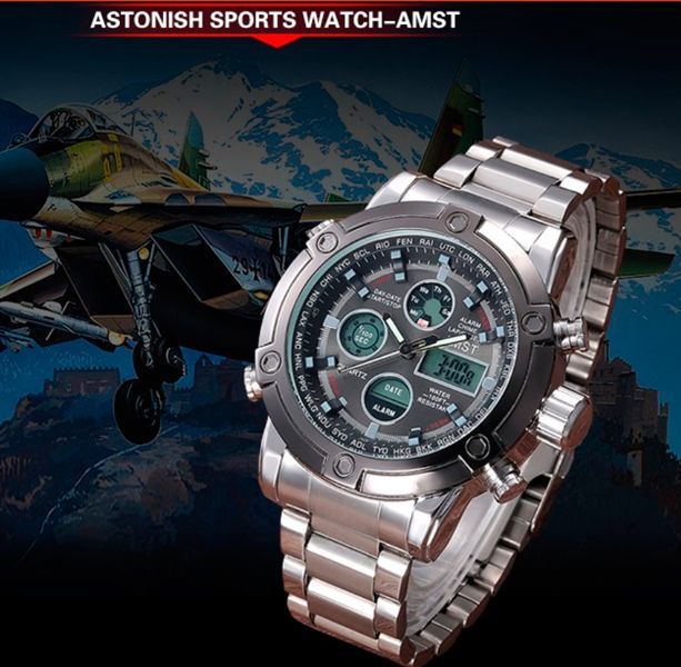 Чоловічий годинник AMST Mountain Steel 67 фото