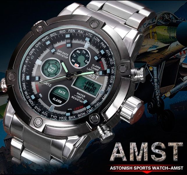 Чоловічий годинник AMST Mountain Steel 67 фото