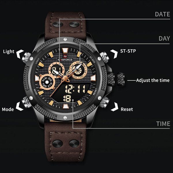 Чоловічий годинник Naviforce Bosnia 318 фото