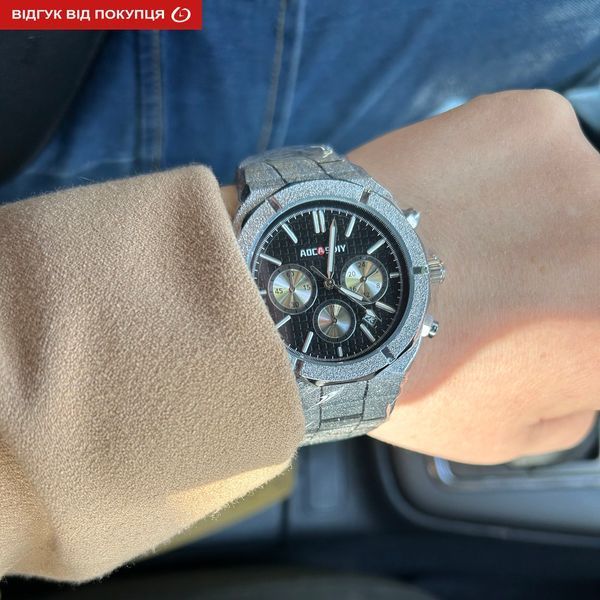Чоловічий годинник Aocasdiy Graphite 568 фото