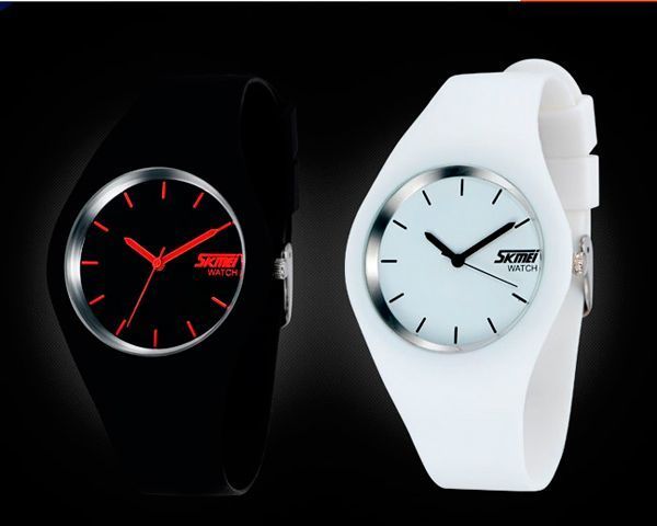 Жіночий годинник Skmei Rubber Black 9068 19 фото