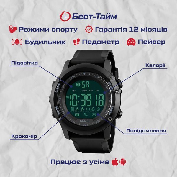 Чоловічий годинник Skmei Dynamic 1321 69 фото