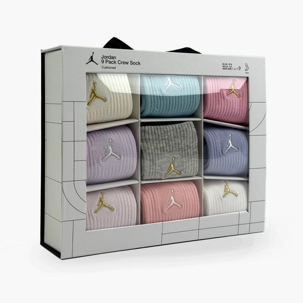 Шкарпетки Jordan Jdn Holiday 9Pk Crew Gift Box 879 фото