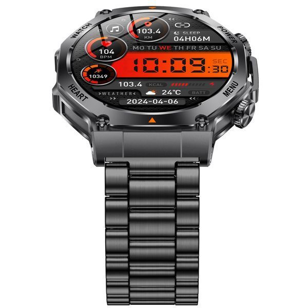 Смарт годинник Smart Mevaden Ultra Steel, 2 ремінці 620 фото