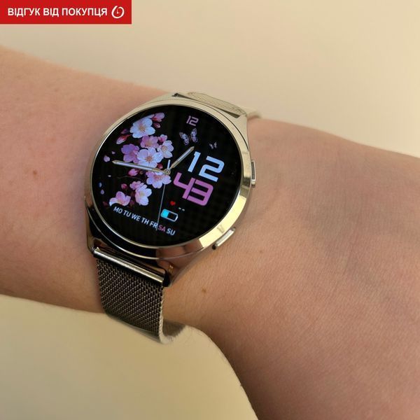 Смарт годинник Smart Love Pro Silver Steel, 2 ремінці 570 фото