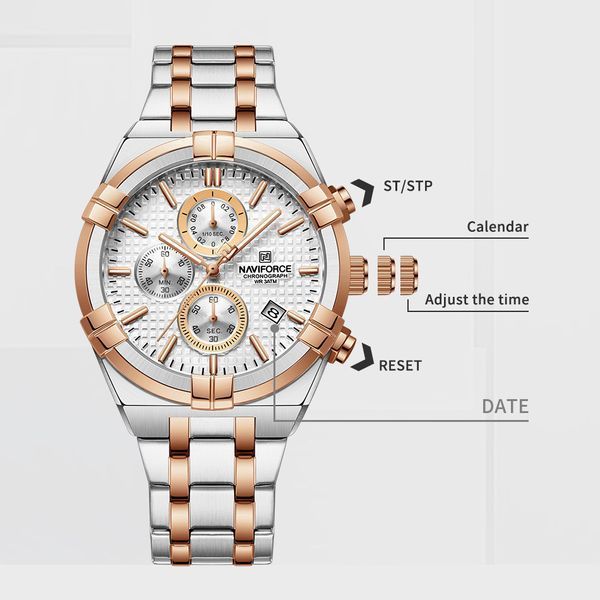Чоловічий годинник Naviforce Porto 470 фото