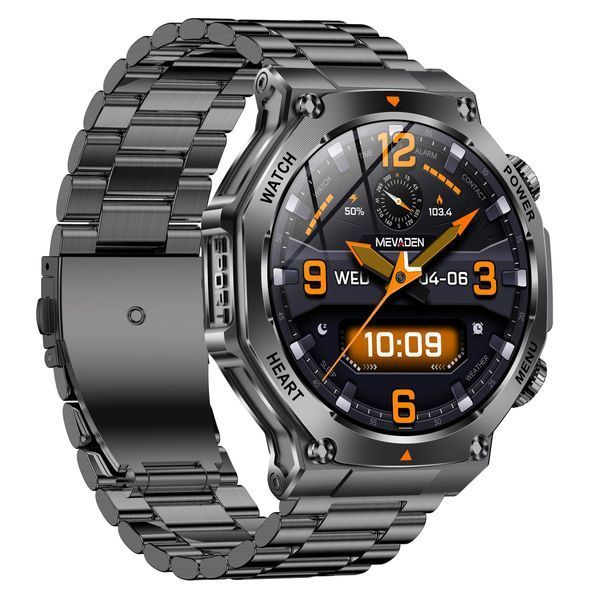 Смарт годинник Smart Mevaden Ultra Steel, 2 ремінці 620 фото