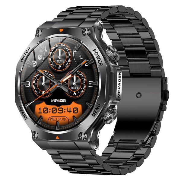 Смарт годинник Smart Mevaden Ultra Steel, 2 ремінці 620 фото