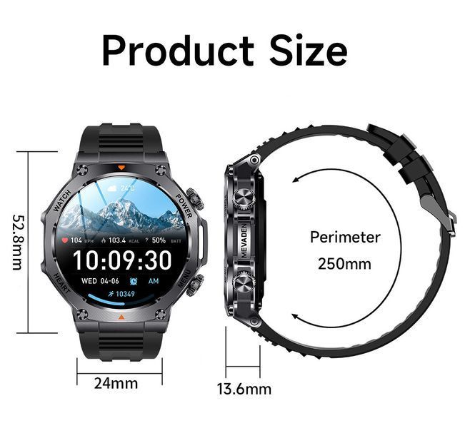 Смарт годинник Smart Mevaden Ultra Steel, 2 ремінці 620 фото
