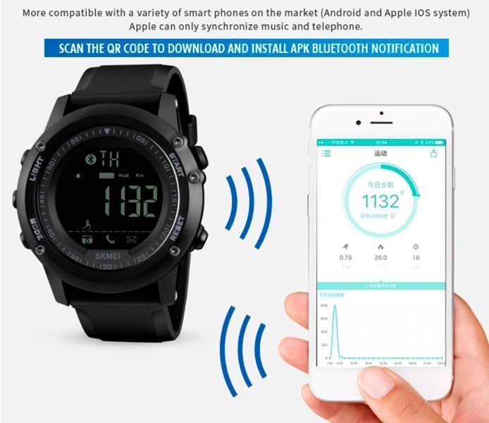 Смарт годинник Smart Skmei Dynamic 1321 70 фото