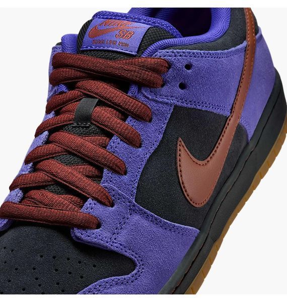 Кросівки чоловічі Nike Sb Dunk Low Pro Violet/Black 2678 фото