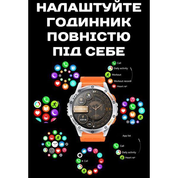 Смарт годинник Smart GPS Max Black, 2 ремінці 471 фото