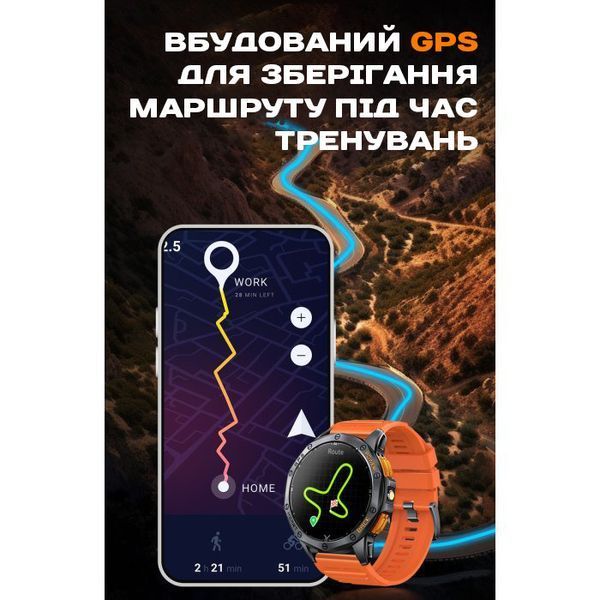 Смарт годинник Smart GPS Max Black, 2 ремінці 471 фото