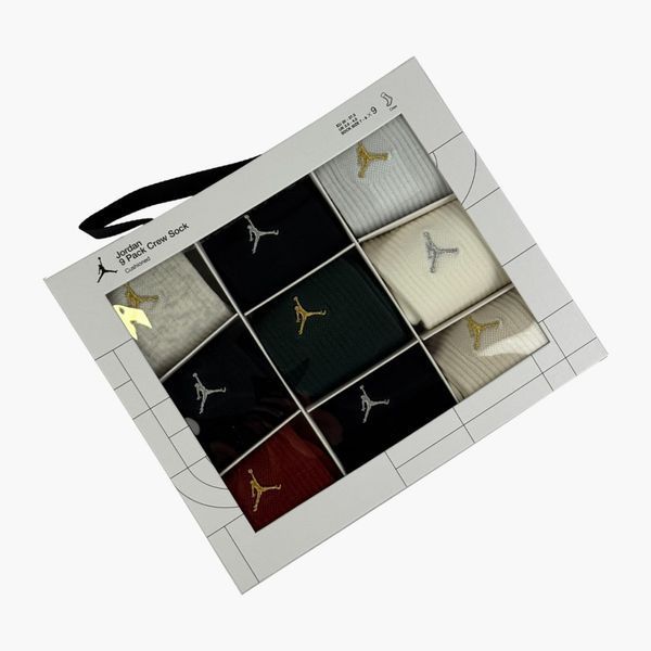 Шкарпетки Jordan Jdn Holiday 9Pk Crew Gift Box 881 фото