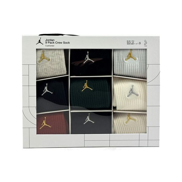 Шкарпетки Jordan Jdn Holiday 9Pk Crew Gift Box 881 фото
