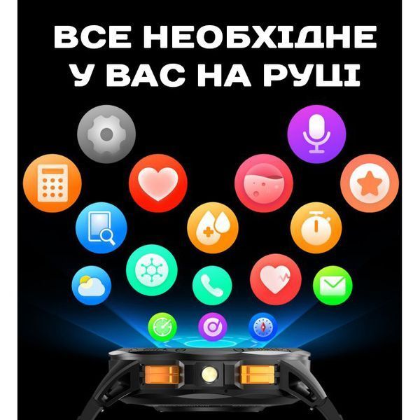 Смарт годинник Smart GPS Max Black, 2 ремінці 471 фото