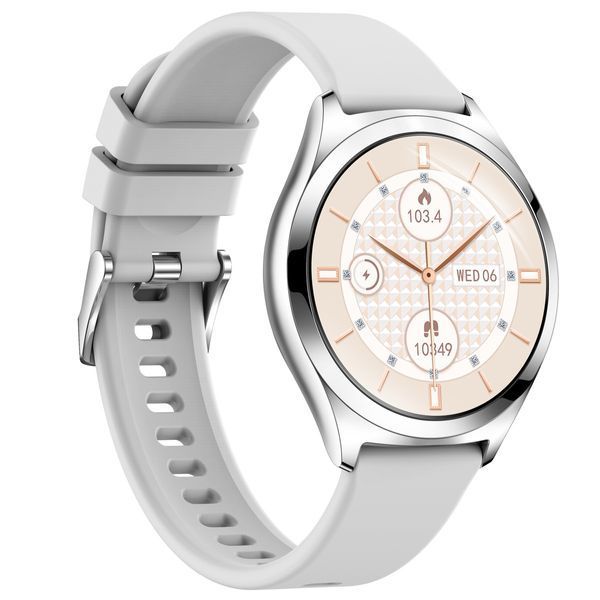 Смарт годинник Smart Love Pro Silver Rubber, 2 ремінці 571 фото
