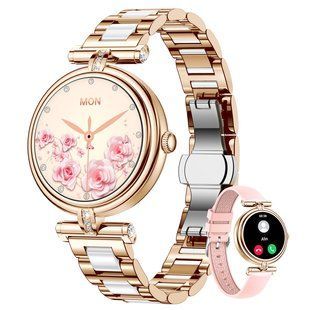Смарт годинник Smart Leila Steel, 2 ремінці 423 фото