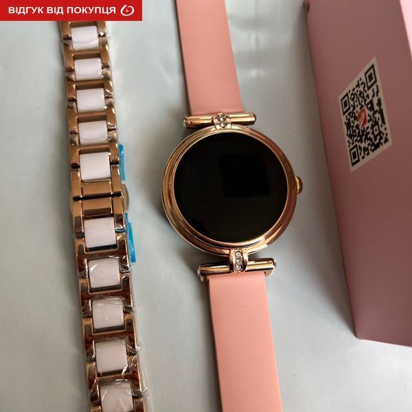 Смарт годинник Smart Leila Steel, 2 ремінці 423 фото