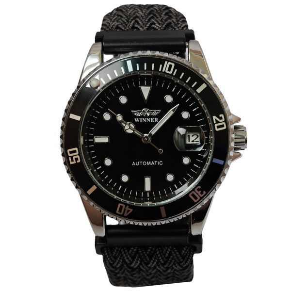 Чоловічий годинник Winner Basel Nylon, 2 ремінці 723 фото