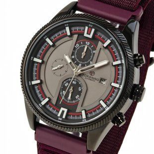 Чоловічий годинник Forsining Tennesy Bordo 825 фото