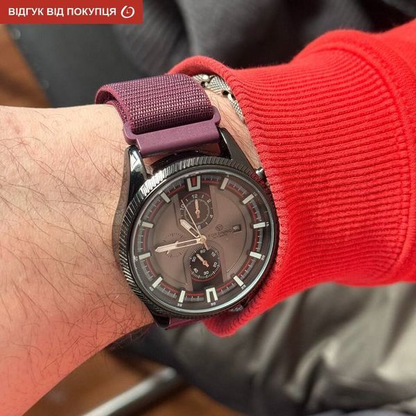 Чоловічий годинник Forsining Tennesy Bordo 825 фото
