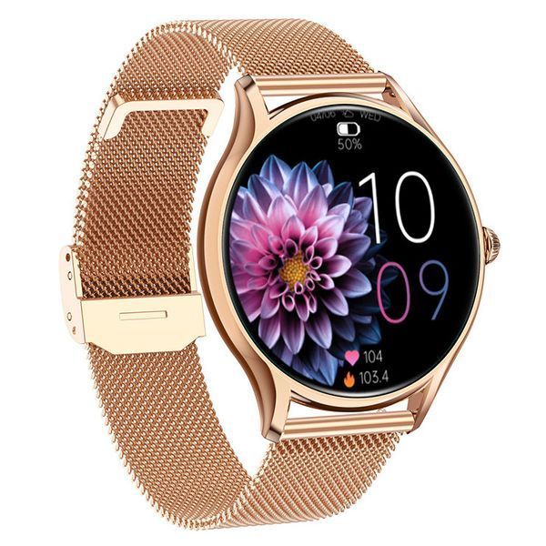Смарт годинник Smart Milano Gold Steel, 2 ремінці 425 фото