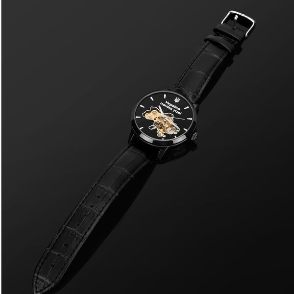 Чоловічий годинник Besta Skeleton UA Black 325 фото