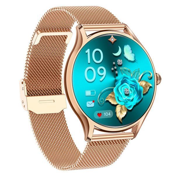 Смарт годинник Smart Milano Gold Steel, 2 ремінці 425 фото