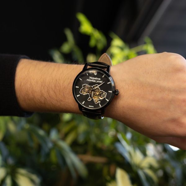 Чоловічий годинник Besta Skeleton UA Black 325 фото
