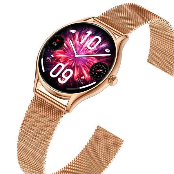 Смарт годинник Smart Milano Gold Steel, 2 ремінці 425 фото