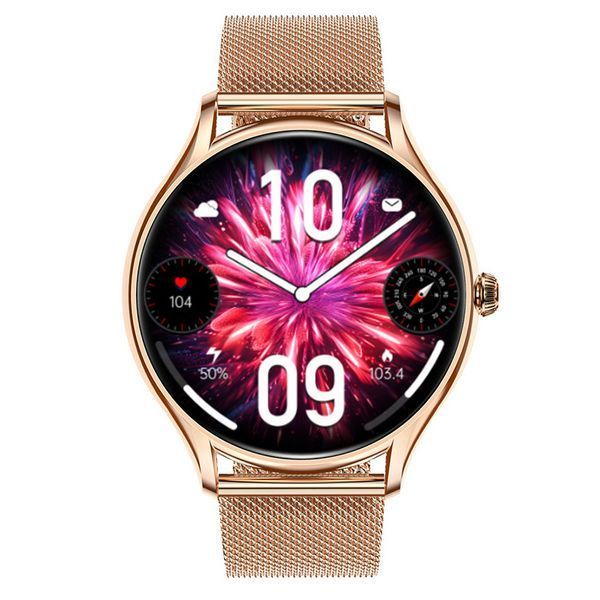 Смарт годинник Smart Milano Gold Steel, 2 ремінці 425 фото