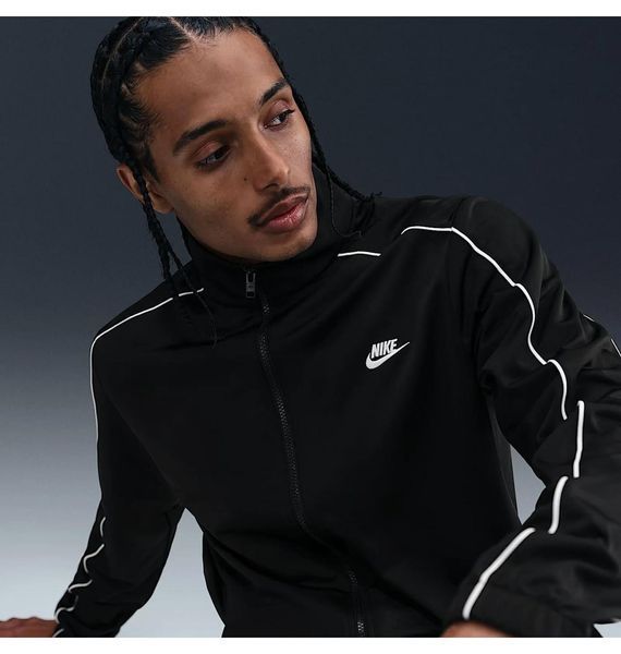 Спортивний костюм чоловічий Nike Nk Club Pk Trk Black 3419 фото