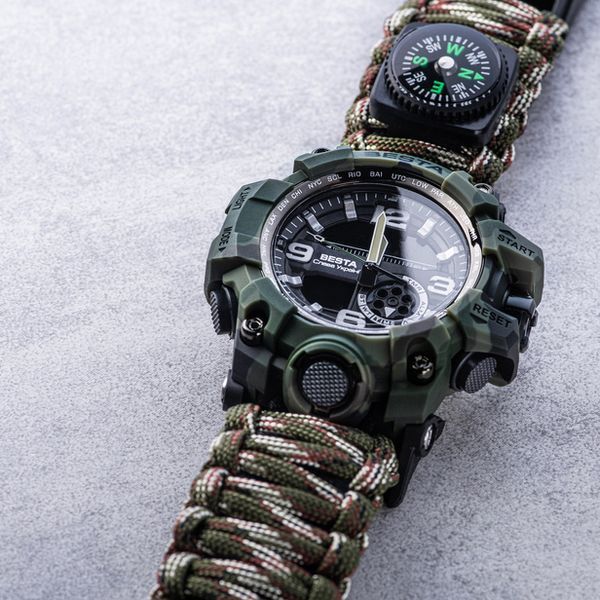 Чоловічий годинник Besta Military з компасом 226 фото