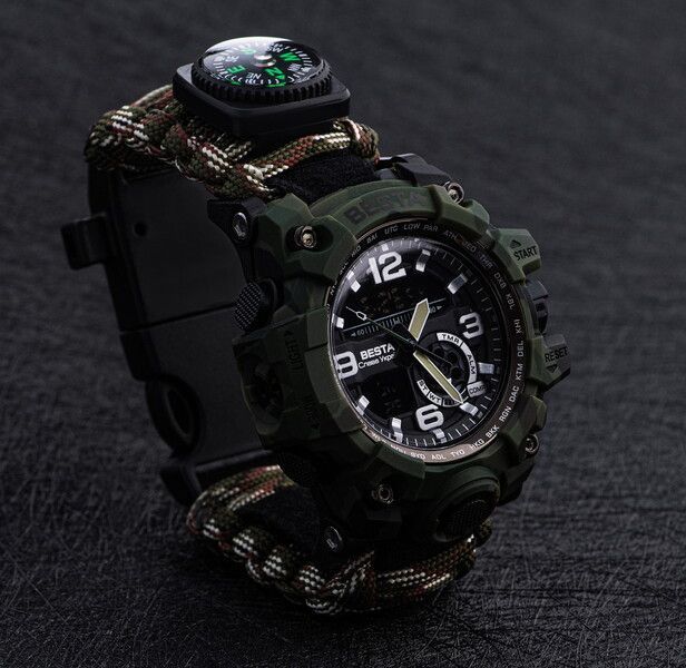 Чоловічий годинник Besta Military з компасом 226 фото