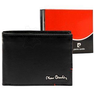 Чоловічий шкіряний гаманець Pierre Cardin TILAK75 8806 Чорний - 4348 фото