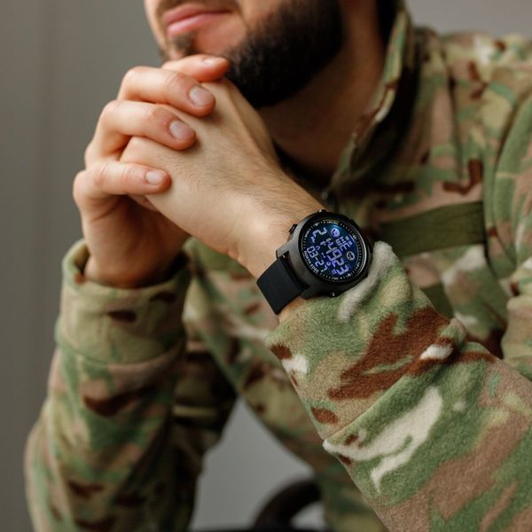 Чоловічий годинник North Edge Laker Black 5BAR 177 фото